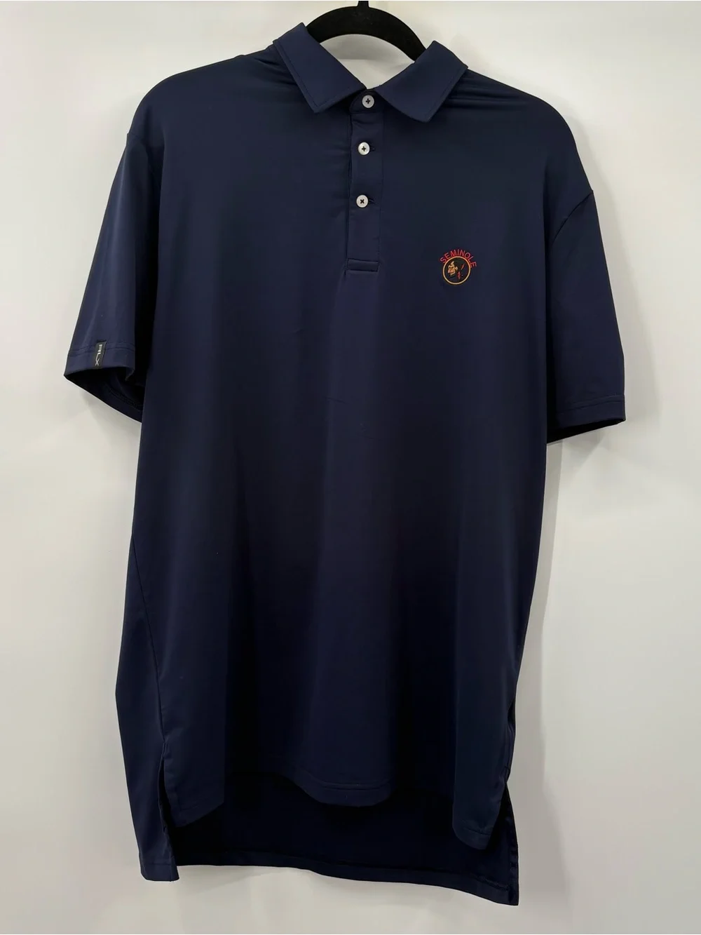 Ralph Lauren Navy Short-Sleeve Polo with Small Embroidered Crest